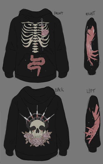 merch concept: designed for Layna Lazar