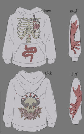 merch concept: designed for Layna Lazar